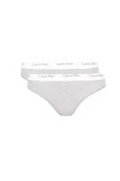 Tanga 2-pack Calvin Klein Underwear popelavě šedý