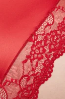 Saténová body ANOUK | Slim Fit Guess Underwear červený