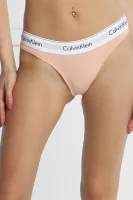 Tanga Calvin Klein Underwear pudrově růžový