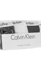 Tanga 3-pack Calvin Klein Underwear bílá
