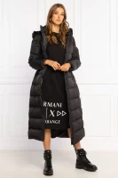 Péřový kabát Armani Exchange černá