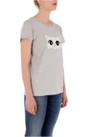 T-shirt Choupette Love | Regular Fit Karl Lagerfeld popelavě šedý