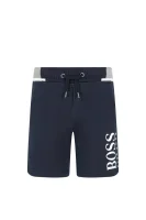 Šortky | Regular Fit BOSS Kidswear tmavě modrá