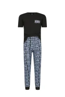 Pyžamo | Regular Fit Calvin Klein Underwear černá