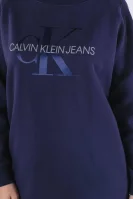 Šaty MONOGRAM CALVIN KLEIN JEANS tmavě modrá