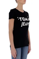 Tričko TJW STAR LOGO | Slim Fit Tommy Jeans černá