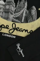 Tričko s dlouhým rukávem ANDREAS | Regular Fit Pepe Jeans London černá