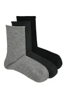 Ponožky 3-pack EMMA Calvin Klein šedý