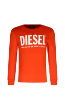 Tričko s dlouhým rukávem | Regular Fit Diesel oranžový