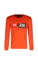 Tričko s dlouhým rukávem | Regular Fit Diesel oranžový