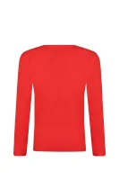 Tričko s dlouhým rukávem | Slim Fit BOSS Kidswear červený