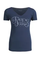 Tričko PEPA | Slim Fit Pepe Jeans London tmavě modrá