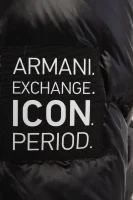 Péřová bunda | Regular Fit Armani Exchange černá