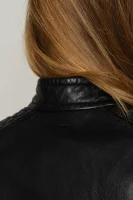 Kůžoná bunda Jamly | Regular Fit BOSS ORANGE černá