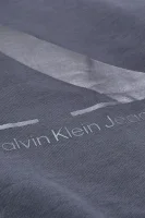 Mikina | Relaxed fit CALVIN KLEIN JEANS grafitově šedá