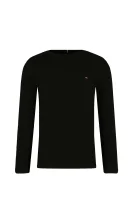 Tričko s dlouhým rukávem | Regular Fit Tommy Hilfiger černá