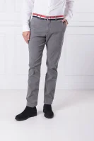 Kalhoty chino Denton | Straight fit | stretch Tommy Hilfiger šedý