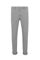 Kalhoty chino Denton | Straight fit | stretch Tommy Hilfiger šedý