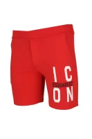 Šortky U-ICON | cool fit Dsquared2 červený