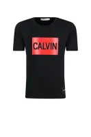 Tričko CALVIN LOGO | Regular Fit CALVIN KLEIN JEANS černá