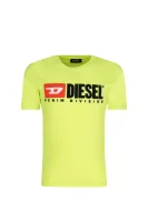 Tričko | Regular Fit Diesel limetkově zelený