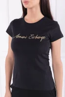 Tričko | Regular Fit Armani Exchange černá