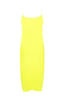 Šaty DKNY žlutý