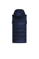 Oboustranný vesta | Regular Fit BOSS Kidswear tmavě modrá
