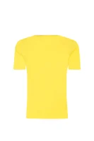 Tričko | Slim Fit BOSS Kidswear žlutý