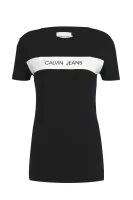 Tričko Vinyl Logo | Regular Fit CALVIN KLEIN JEANS černá