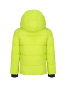 Bunda | Regular Fit BOSS Kidswear limetkově zelený
