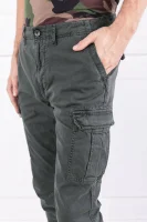 Kalhoty SURPLUS GOODS CARGO | Regular Fit Superdry grafitově šedá