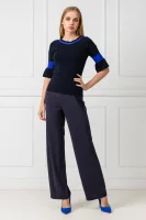 Kalhoty CONO | flare fit MAX&Co. tmavě modrá