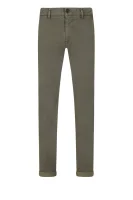 Kalhoty chino Schino | Slim Fit BOSS ORANGE zelený