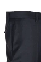 Vlněné kalhoty Gibson CYL | Slim Fit BOSS BLACK tmavě modrá