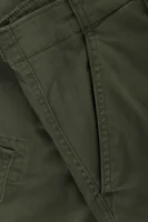 Kalhoty Sebas-D BOSS ORANGE khaki