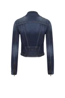 Kurtka jeansowa | Regular Fit | z dodatkiem lnu Emporio Armani tmavě modrá
