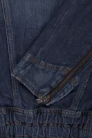 Kurtka jeansowa | Regular Fit | z dodatkiem lnu Emporio Armani tmavě modrá