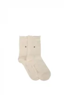 Ponožky Tommy Hilfiger krémová