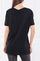 Tričko | Oversize fit Trussardi černá