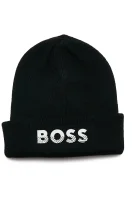 Čepice | s příměsí vlny BOSS Kidswear černá