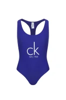 Plavky CHEEKY RACER Calvin Klein Swimwear tmavě modrá