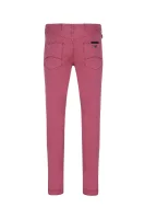 Kalhoty j06 | Slim Fit Armani Jeans malinově růzový