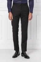 Vlněné kalhoty Gibson | Slim Fit BOSS BLACK černá