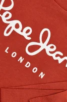 Tričko s dlouhým rukávem NEW HERMAN JR | Regular Fit Pepe Jeans London oranžový