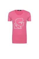 Tričko Lightning Bolt  Karl Lagerfeld růžová