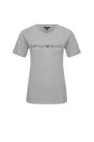 Tričko | Regular Fit Emporio Armani popelavě šedý