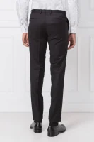 Kalhoty chino Wave cyl | Extra slim fit BOSS BLACK černá