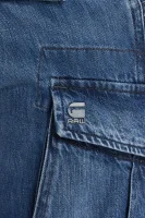 Džíny Cargo Rovic zip 3d | Tapered fit G- Star Raw tmavě modrá