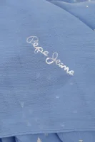 Šátek Foil Pepe Jeans London modrá